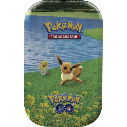 Pokemon GO Mini Tin Box, 1 Stück, 5-fach sortiert