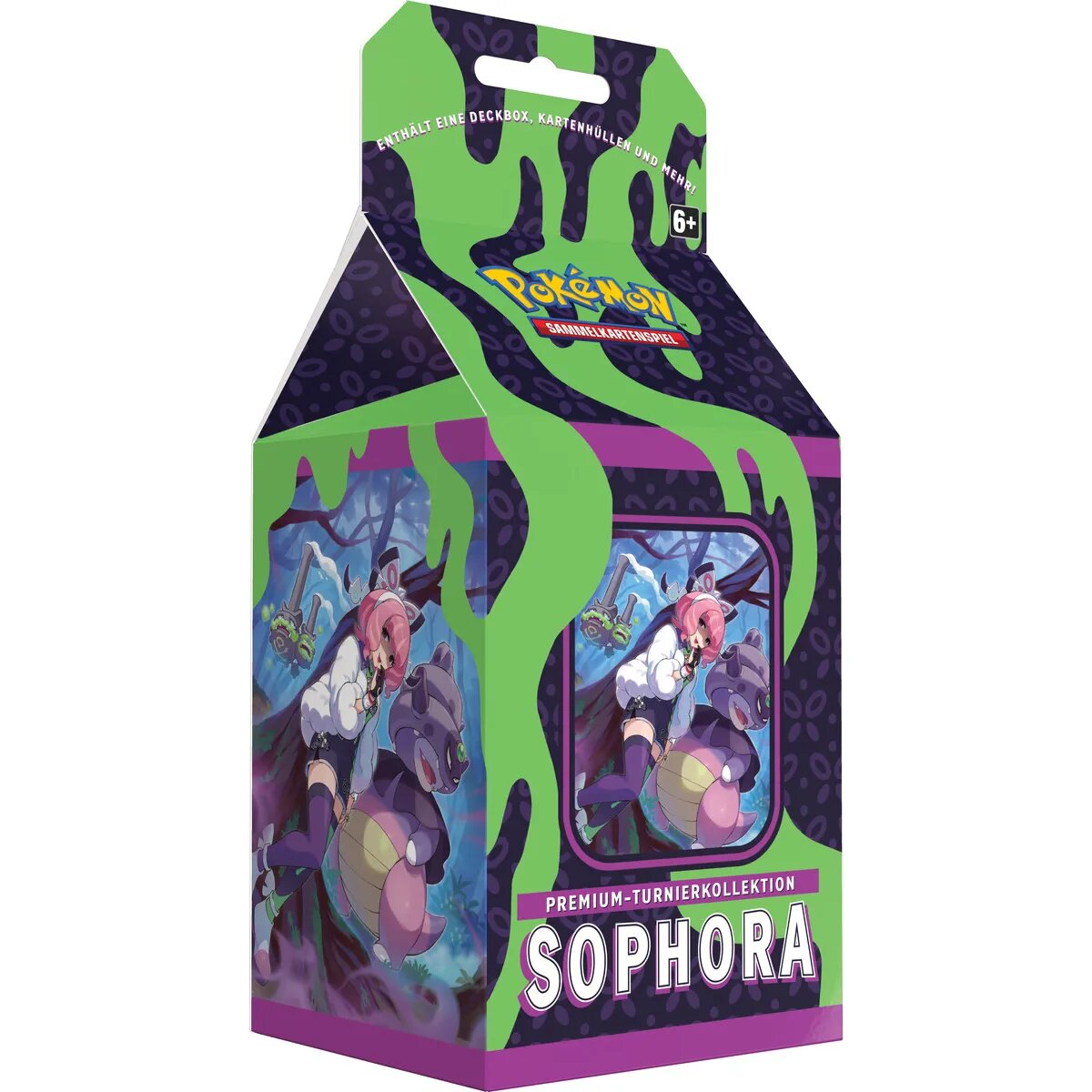 Pokemon Premium-Turnierkollektion Zyrus oder Sophora, 1 Stück, 2-fach sortiert