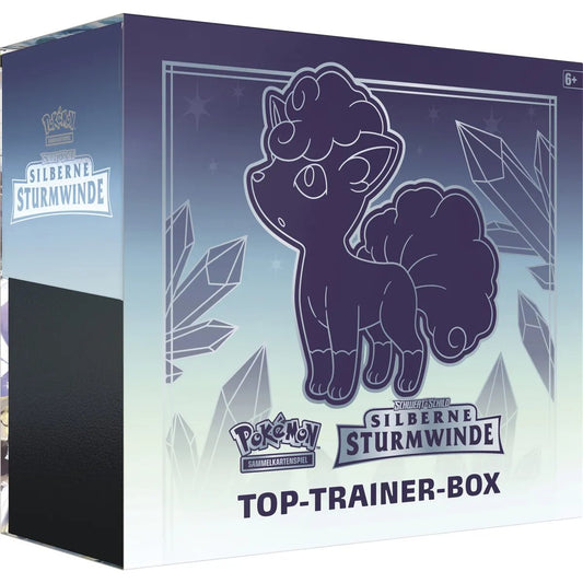 Pokemon Top-Trainer-Box Schwert & Schild – Silberne Sturmwinde