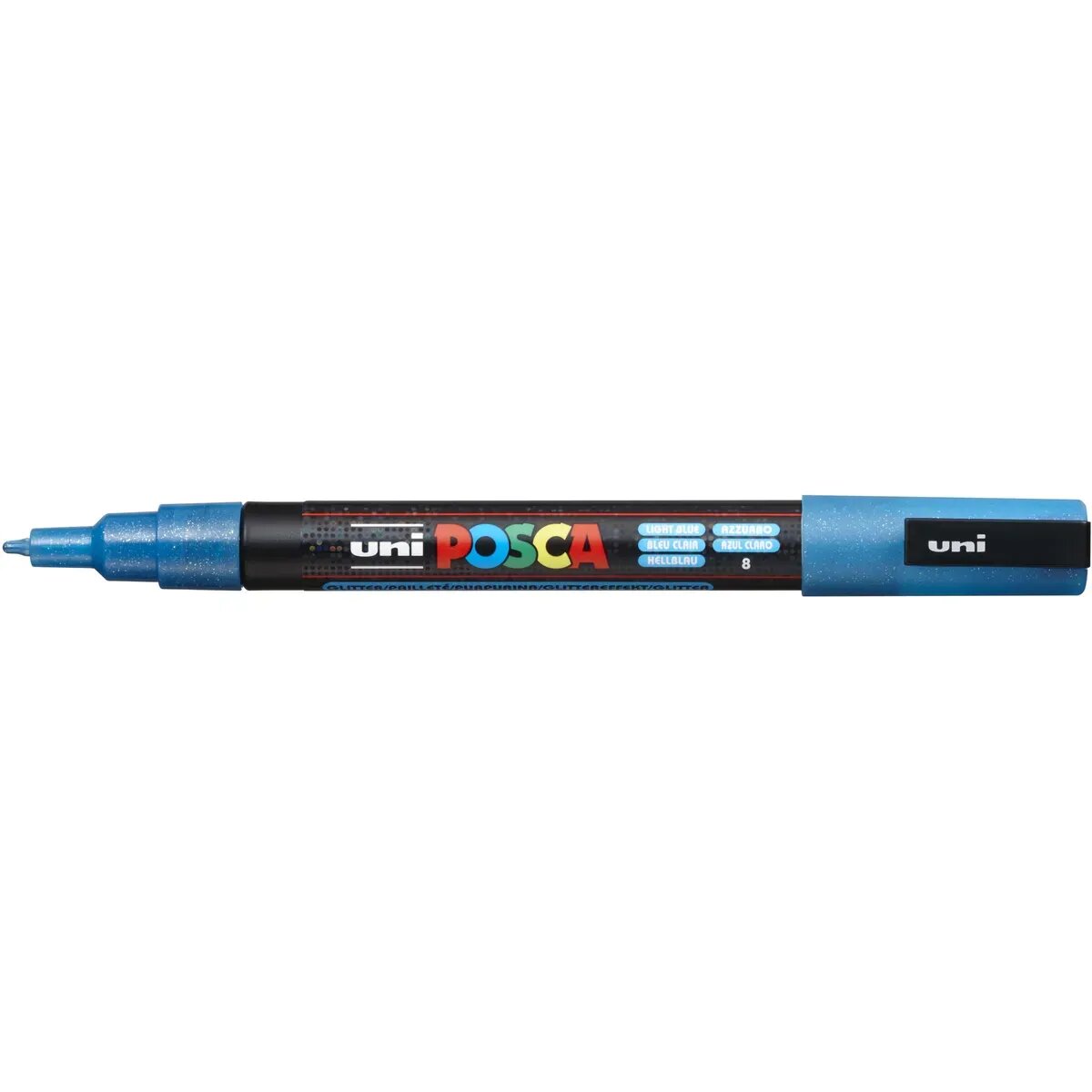 Posca Marker UNI POSCA PC-3M Glitter hellblau