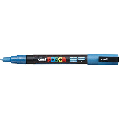 Posca Marker UNI POSCA PC-3M Glitter hellblau