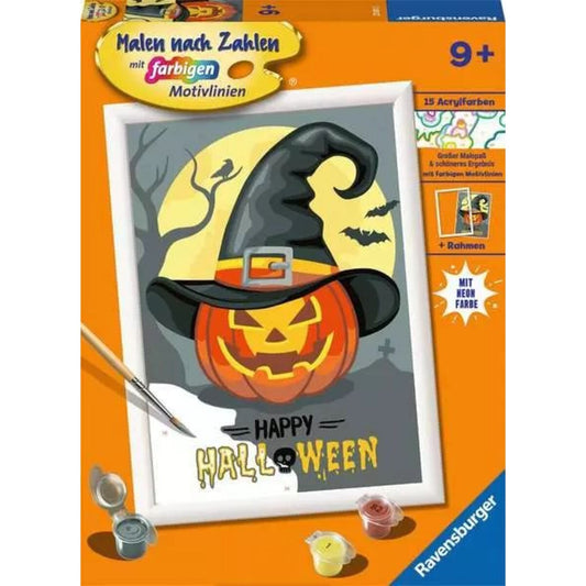 Ravensburger CreArt Happy Halloween - Malen nach Zahlen für Kinder ab 9 Jahren