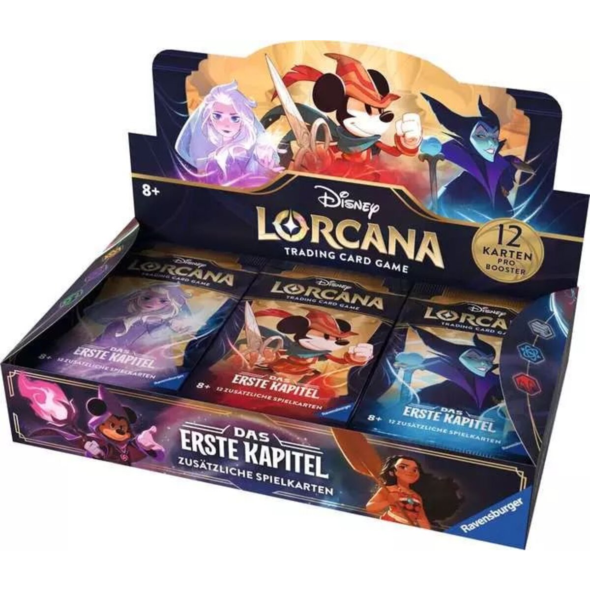 Ravensburger Disney Lorcana: Das Erste Kapitel - 1 Display mit 24 Boosterpacks (DE)