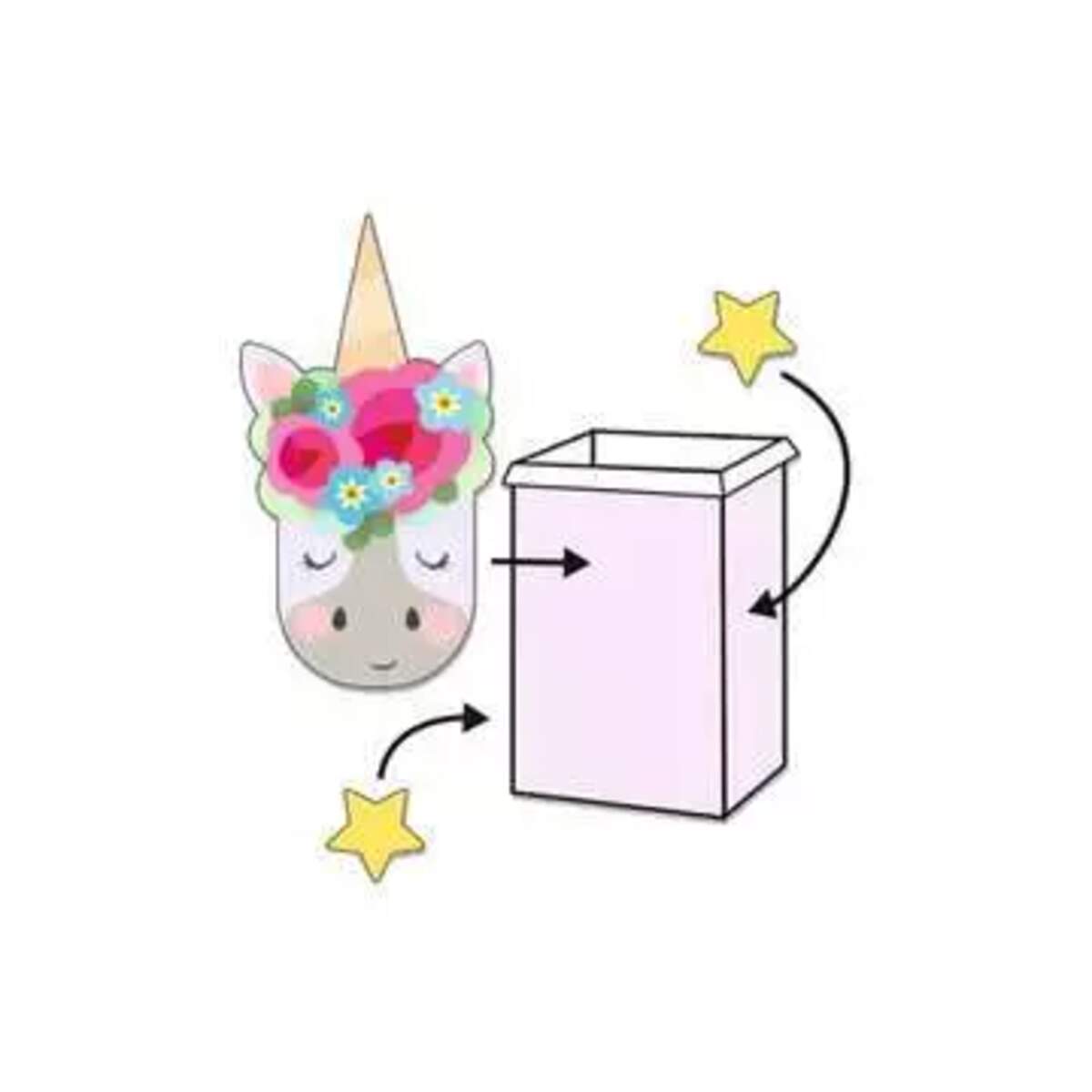 Ravensburger EcoCreate 18438 - Unicorn Party - DIY Bastelset