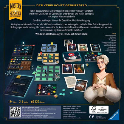 Ravensburger Familienspiel – 26948 Mystery Games: Der verfluchte Geburtstag
