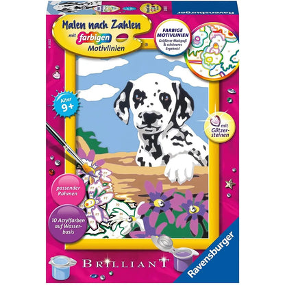 Ravensburger Malen nach Zahlen - Dalmatiner Welpe