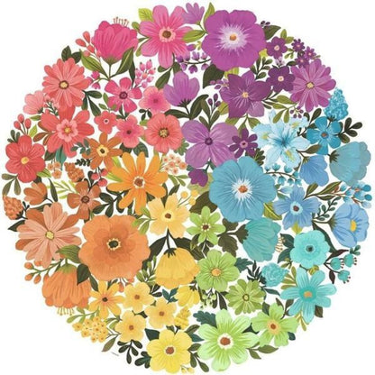 Ravensburger Puzzle - Circle of Colors - Flowers, 500 Teile