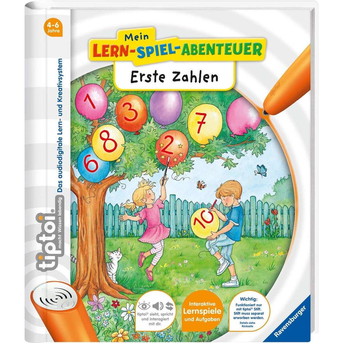 Ravensburger tiptoi® Erste Zahlen (tiptoi® Mein Lern-Spiel-Abenteuer)