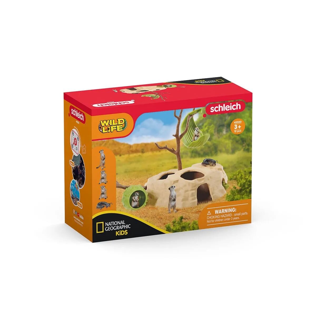 Schleich® 42530 Wild Life - Erdmännchen-Hügel (NatGeo)