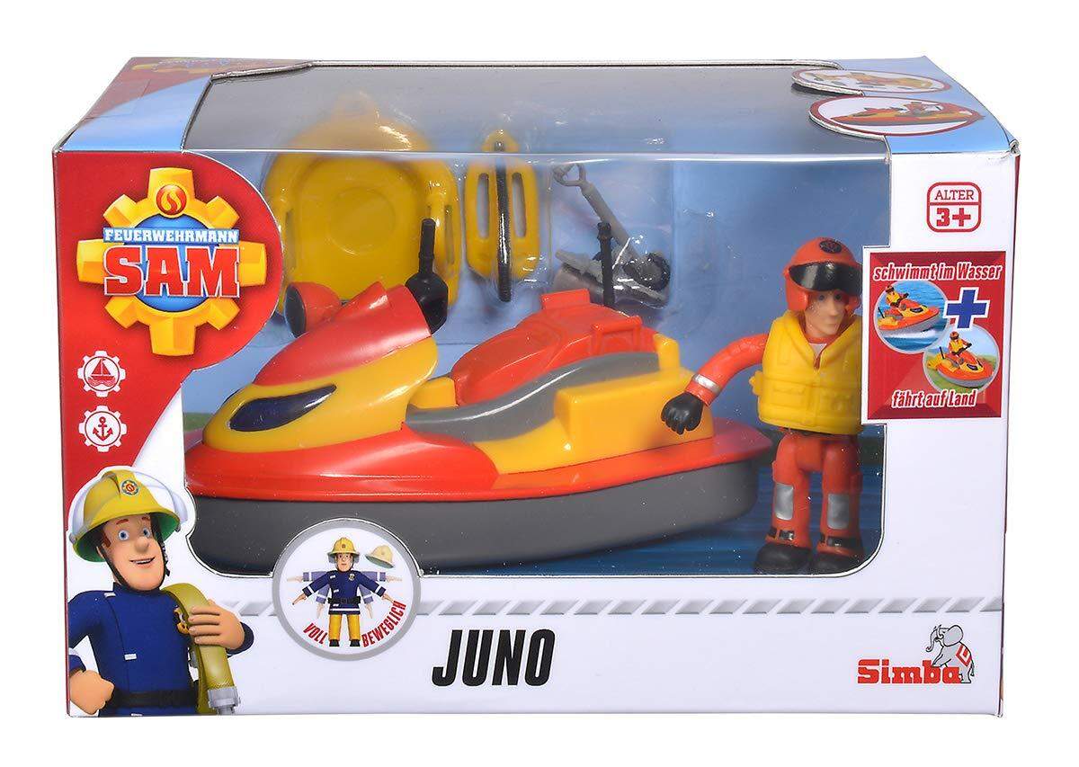 Simba Feuerwehrmann Sam Juno, Jet Ski mit Figur