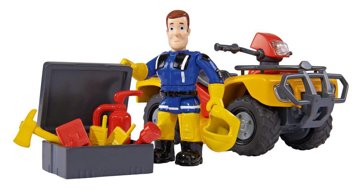 Simba Feuerwehrmann Sam Mercury-Quad mit Figur