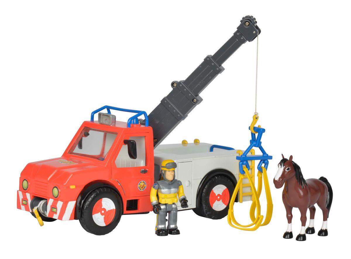 Simba Feuerwehrmann Sam Phoenix mit Figur und Pferd