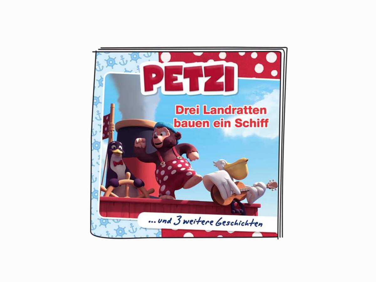 tonies® Hörfigur - Petzi Drei Landratten bauen ein Schiff