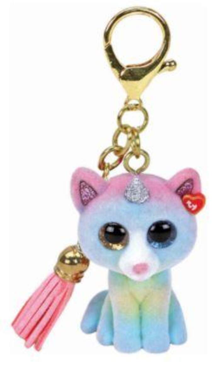 Ty Mini Boos Katzen Heather Anhänger, 9 cm