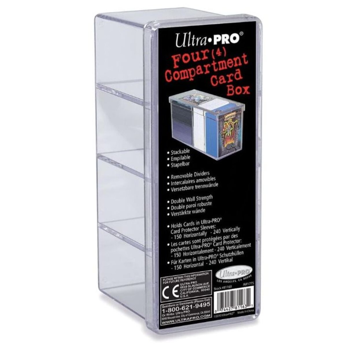 Ultra Pro Compartment Card Box