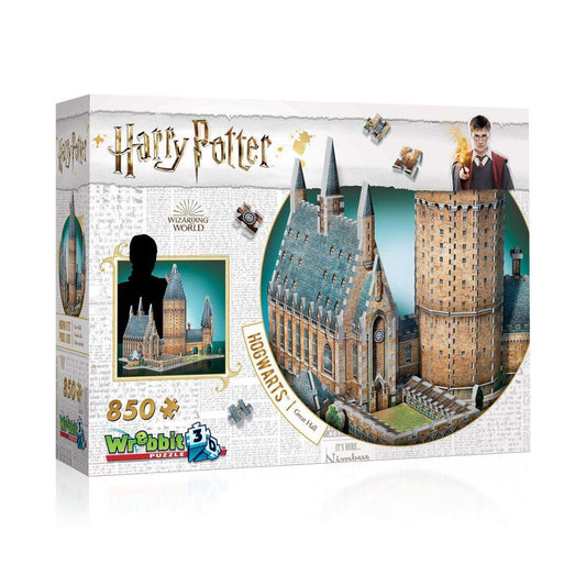 Wrebbit 3D Puzzle Harry Potter™ - Hogwarts™: Große Halle, 850 Teile